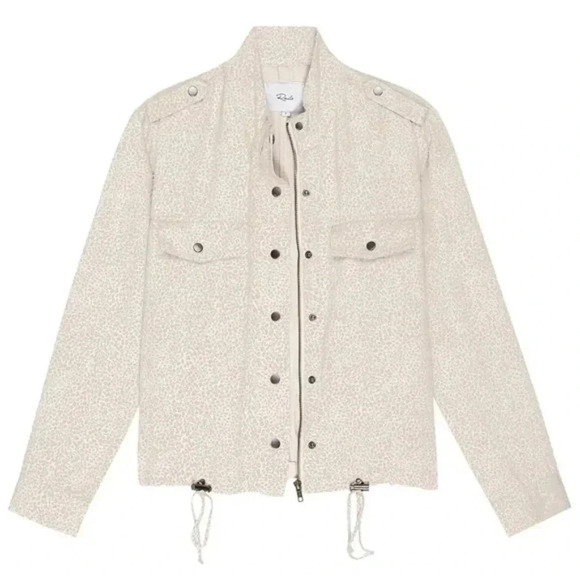 RAILS Collins Jacket in White Mini Cheetah - Picture 3 of 8